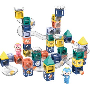 Constructor magnetic pentru copii Sonne - Freya, 102 piese