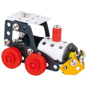 Constructor metal  Alexander - Locomotivă cu abur, 74 piese