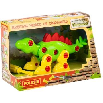 Constructor pentru copii Polesie Toys - Dinozaur Stegosaurus