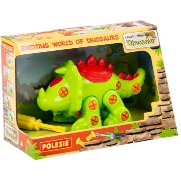 Constructor pentru copii Polesie Toys -  Dinozaur triceratops