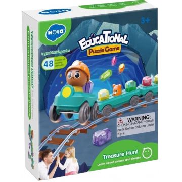 Hola Toys Joc educațional pentru copii inteligent - Treasure Hunt