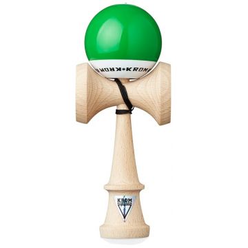 Joc de dexteritate din lemn KROM Kendama - Pop LOL Kendama, verde
