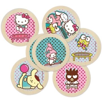 Joc de memorie din lemn Micki - Hello Kitty and friends, 38 piese