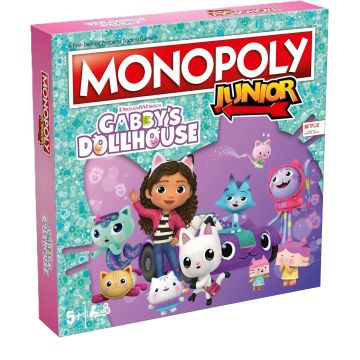 Joc de societate Monopoly Junior: Gabby's Dollhouse - Pentru copii