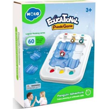 Joc inteligent pentru copii Hola Toys Educational - Aventura pinguinilor