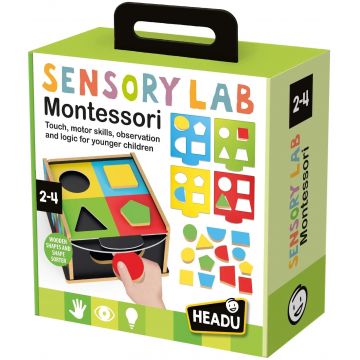 Jucărie educativă Headu Montessori - Sortator de lemn