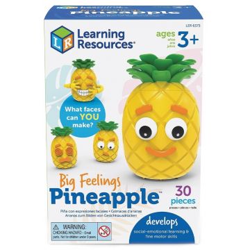 Jucărie pentru copii Learning Resources - Ananas, emoții, 30 de piese