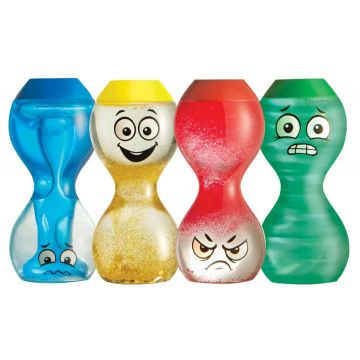 Jucării senzoriale Learning Resources - Sticle emoții, 4 buc