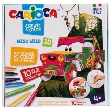 Kit creativ Carioca Create & Color - Safari Jeep 3D