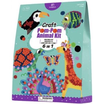 Kit creativ Tooky Land - Tablouri cu pompoane
