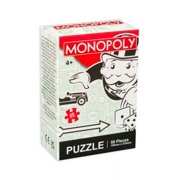 Mini puzzle de 50 de piese - monopoly