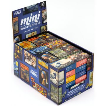 Mini puzzle Professor Puzzle din 50 de piese - Mini capodopere, sortiment