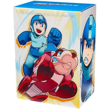Protecții pentru cărți  Dragon Shield - Classic Art Sleeves Standard Size, Mega Man & Rush (100 buc.)