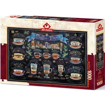 Puzzle Art Puzzle din 1000 de piese - Ora pentru cafea