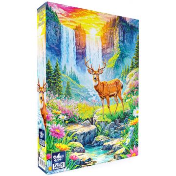 Puzzle  Black Sea din  1000 piese - Gardianul paradisului pădurii