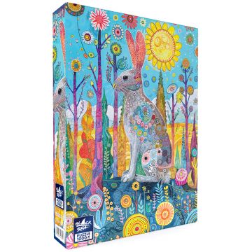 Puzzle  Black Sea din  1000 piese - Lumea colorată: Iepure