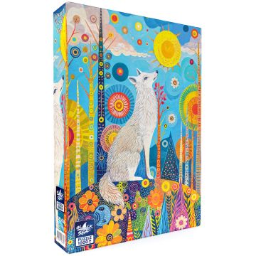 Puzzle  Black Sea din  1000 piese - Lumea colorată: Lupul