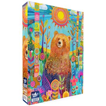Puzzle  Black Sea din  1000 piese - Lumea colorată: Ursul