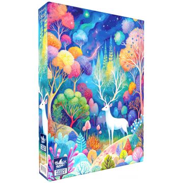 Puzzle  Black Sea din  1000 piese - Noapte în pădurea fermecată