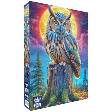 Puzzle Black Sea din 500 de piese - Gardianul de noapte al pădurii