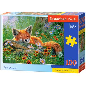 Puzzle Castorland din 100 de piese - Visele vulpoiului