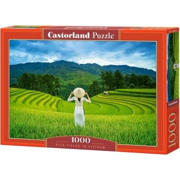 Puzzle Castorland din 1000 de piese - Câmpuri de orez în Vietnam