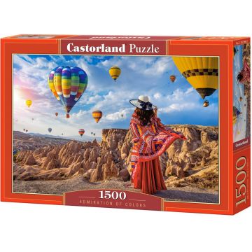 Puzzle Castorland din 1500 de piese - Extazul culorilor