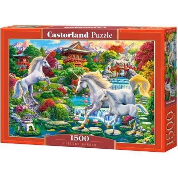 Puzzle Castorland din 1500 de piese - Grădina unicornilor