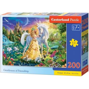 Puzzle Castorland din 200 de piese - Gingășia prieteniei