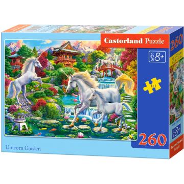 Puzzle Castorland din 260 de piese - Grădina unicornilor