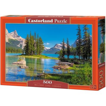 Puzzle Castorland din 500 de piese - Lacul Maligne, Canada