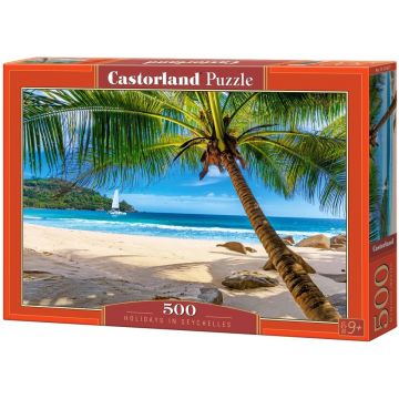 Puzzle Castorland din 500 de piese - Vacanță în Seychelles