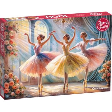 Puzzle Cherry Pazzi din 1000 piese - Grație în mișcare