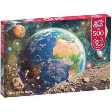 Puzzle Cherry Pazzi din 500 de piese - Vedere de pe Lună