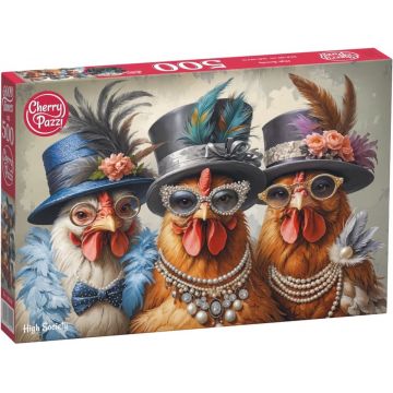 Puzzle Cherry Pazzi din 500 piese - Înalta societate