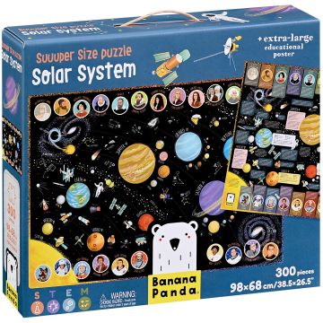 Puzzle de podea Banana Panda din 300 de piese - Sistemul solar