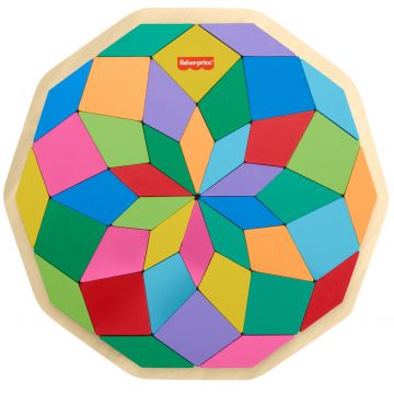 Puzzle din lemn Fisher Price - Mandala