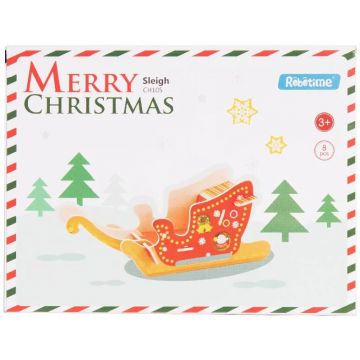 Puzzle din lemn Robo Time din 8 de piese - Shayna