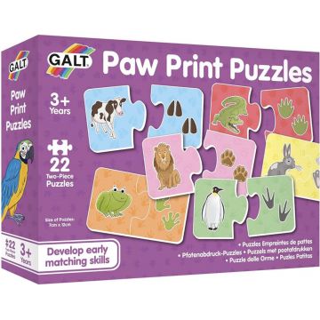 Puzzle educațional Galt - Pe urmele animalelor