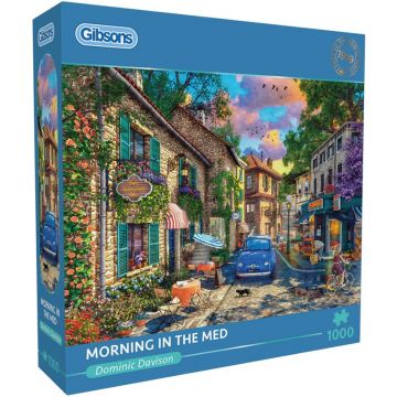 Puzzle Gibsons din 1000 de piese - Dimineața mediteraneană