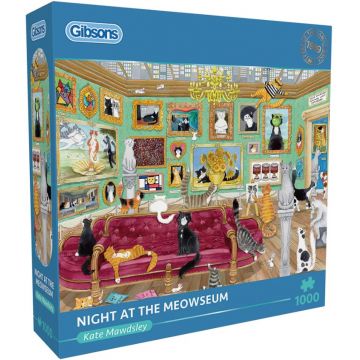 Puzzle Gibsons din 1000 de piese - Noapte în muzeu