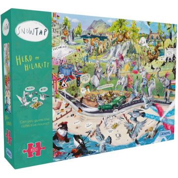 Puzzle Gibsons din 1000 de piese - Turma de veselie