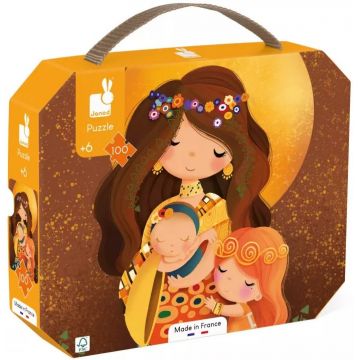 Puzzle Janod din 100 de piese - Inspirat de Klimt