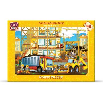 Puzzle pentru copii Art Puzzle din 48 de piese - Zona de constructii
