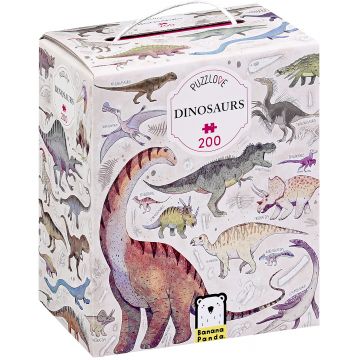 Puzzle pentru copii Banana Panda din 200 de piese - Dinozauri
