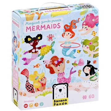 Puzzle pentru copii Banana Panda din 60 de piese - Sirene