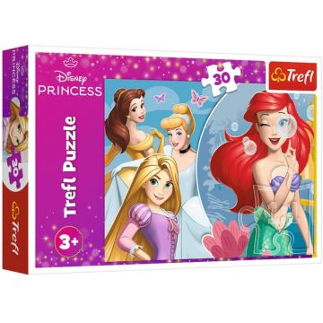Puzzle pentru copii  Trefl de la 30 piese -zi frumoasa pentru printese