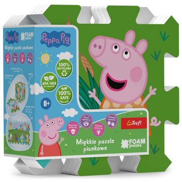 Puzzle pentru podea pentru bebeluși  Trefl din 8 părți - Peppa Pig