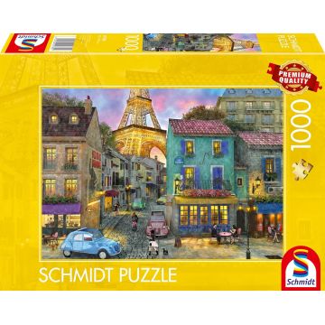 Puzzle Schmidt din 1000 piese - Străzile Parisului