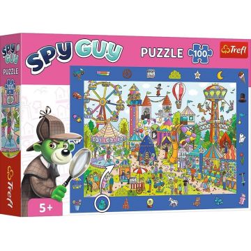 Puzzle Trefl 100 de piese - Parc de distracții